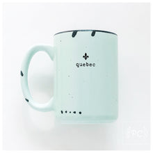 quebec fleur de lis | ceramic mug | cute | french
