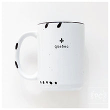 quebec fleur de lis | ceramic mug | cute | french