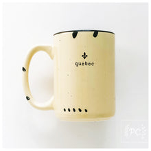 quebec fleur de lis | ceramic mug | cute | french