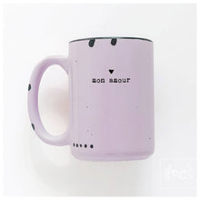 mon amour | ceramic mug | cute | french
