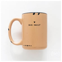 mon amour | ceramic mug | cute | french