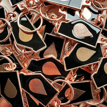 Rich In Loyal | copper metal key ring | Alberta