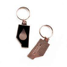 Rich In Loyal | copper metal key ring | Alberta