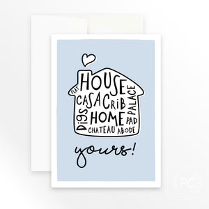 house case crib home yours | greeting card