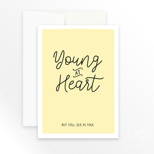 young at heart | greeting card