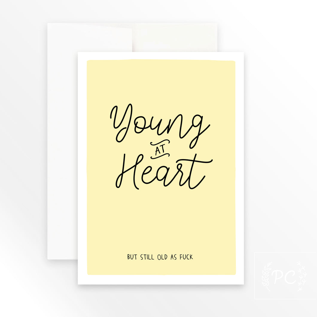 young at heart | greeting card