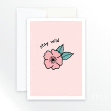 stay wild | greeting card