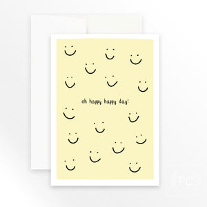 oh happy happy day | greeting card