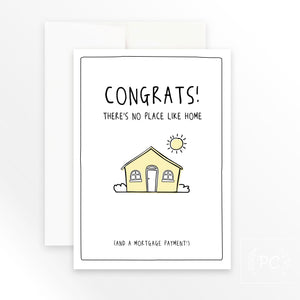 there's no place like home | greeting card