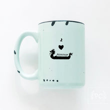 i heart dragon boats | ceramic mug
