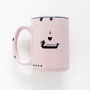 i heart dragon boats | ceramic mug