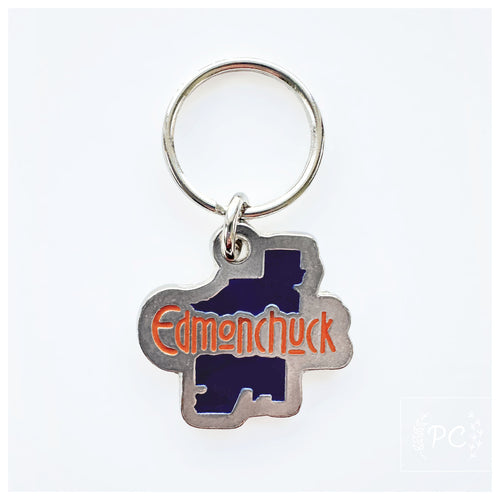 Edmonchuck | silver metal key ring