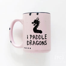 i paddle dragons | ceramic mug