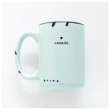 canada small heart | ceramic mug