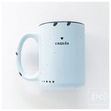 canada small heart | ceramic mug
