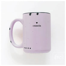 canada small heart | ceramic mug