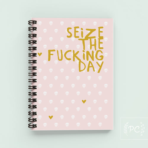 seize the fucking day | note book