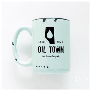 oil town | ceramic mug