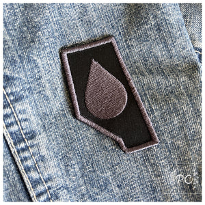 alberta oil - black | embroidered patch
