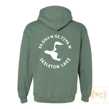 skeleton lake, alberta coordinates - ADULT unisex | hoodie