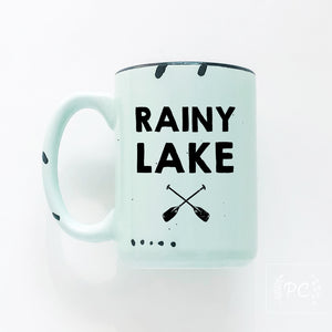 rainy lake oars 5 | ceramic mug