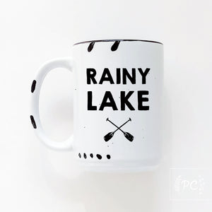 rainy lake oars 5 | ceramic mug