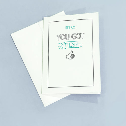 you got this | greeting card