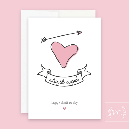stupid cupid | greeting card
