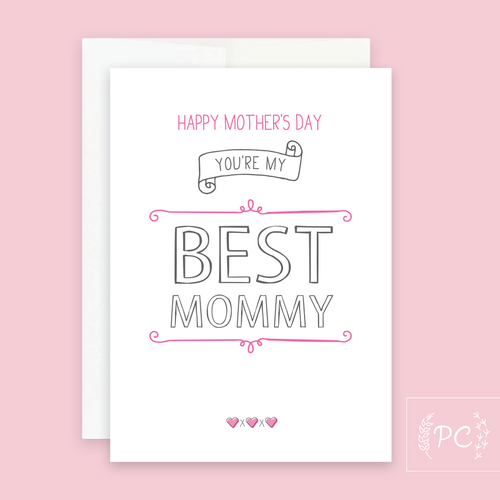 best mommy | greeting card