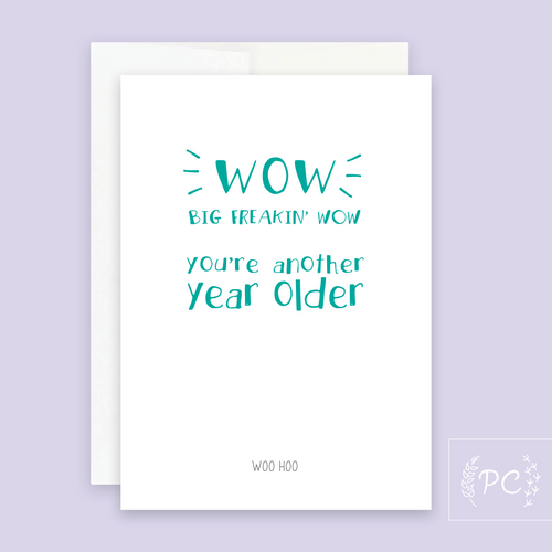 you're another year older | greeting card