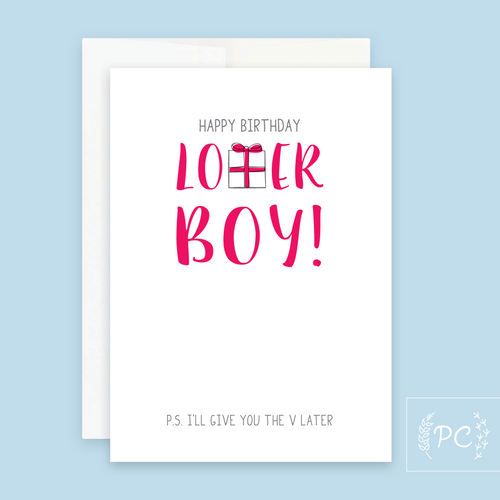 i'll give you the v later | greeting card