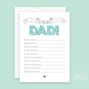 dad question | greeting card