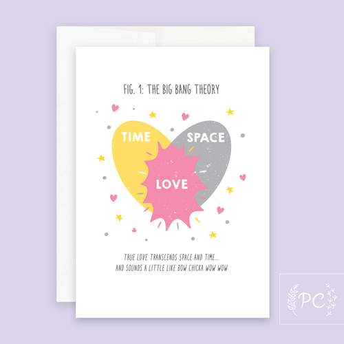 big bang theory | greeting card