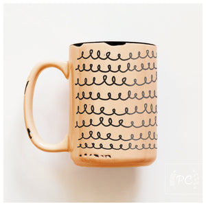 squiggles | ceramic mug