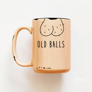 old balls | ceramic mug