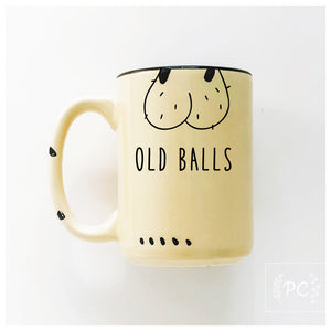 old balls | ceramic mug