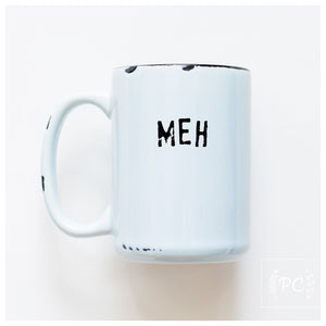 meh | ceramic mug