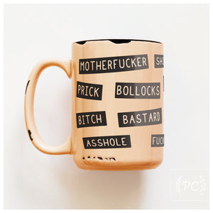 sweary insults | ceramic mug