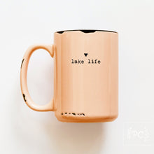 lake life small heart | ceramic mug