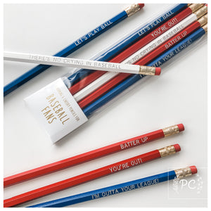 baseball fans | pencil set