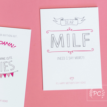dear MILF mother's day | greeting card