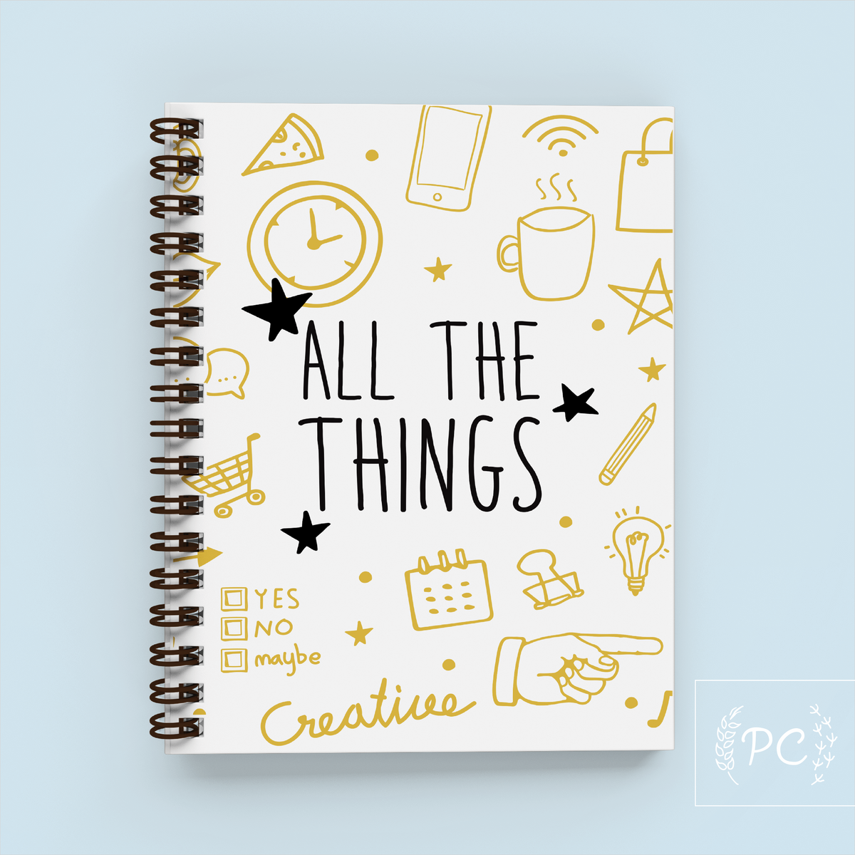 all the things | note book – Prairie Chick Prints