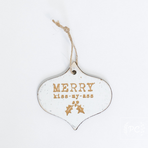 Tree Charm | Merry kiss-my-ass