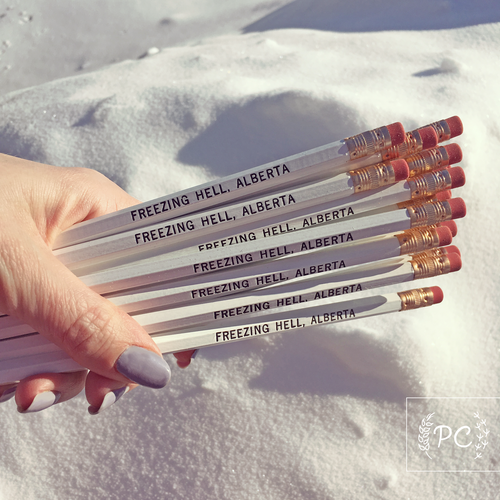 freezing hell, alberta | pencil set